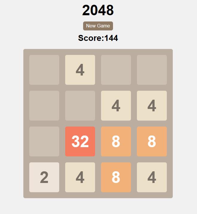 挑战2048