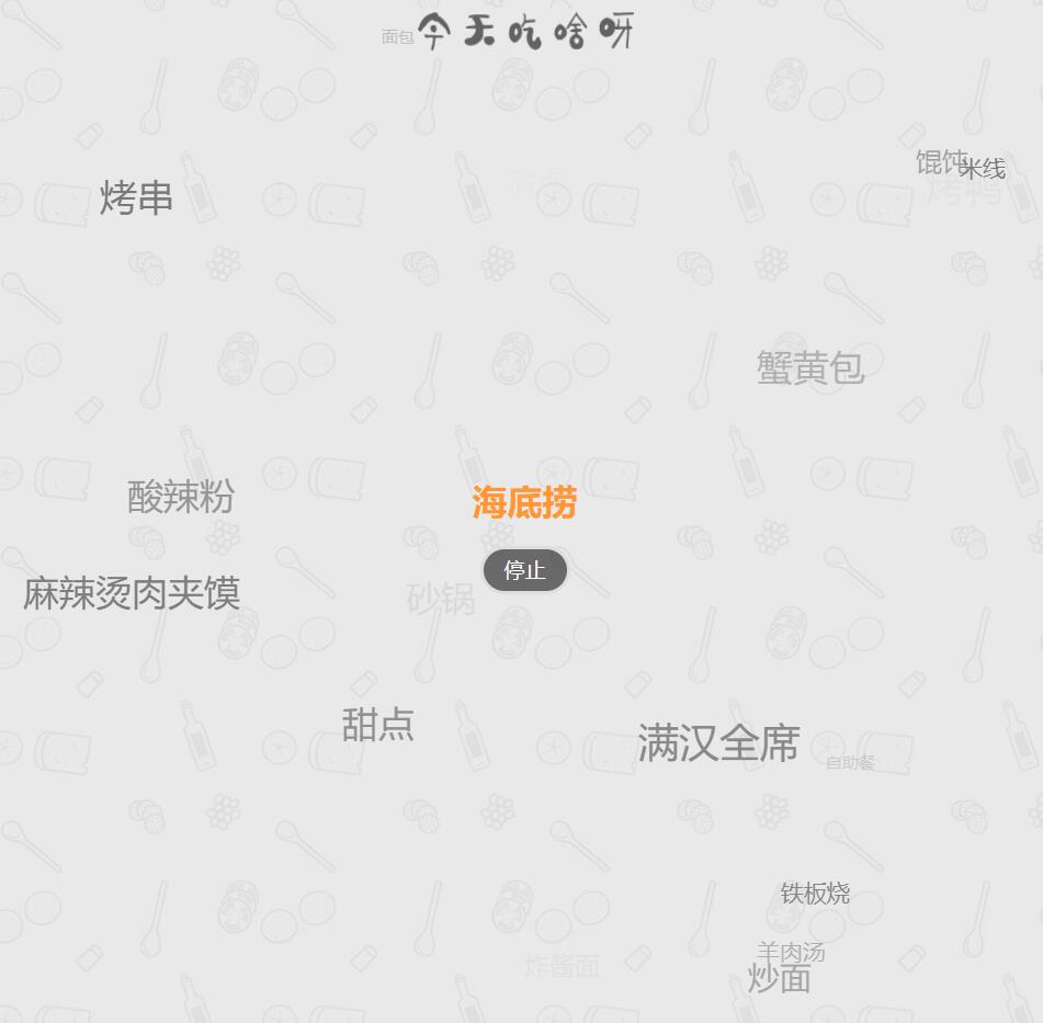 今天吃什么